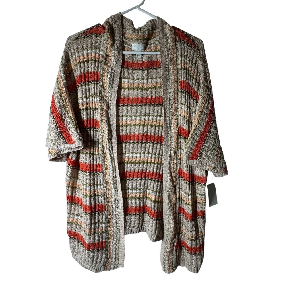 14th & Union Sweater‎ Women's Small Soft Cotton Open Cardigan Beachy